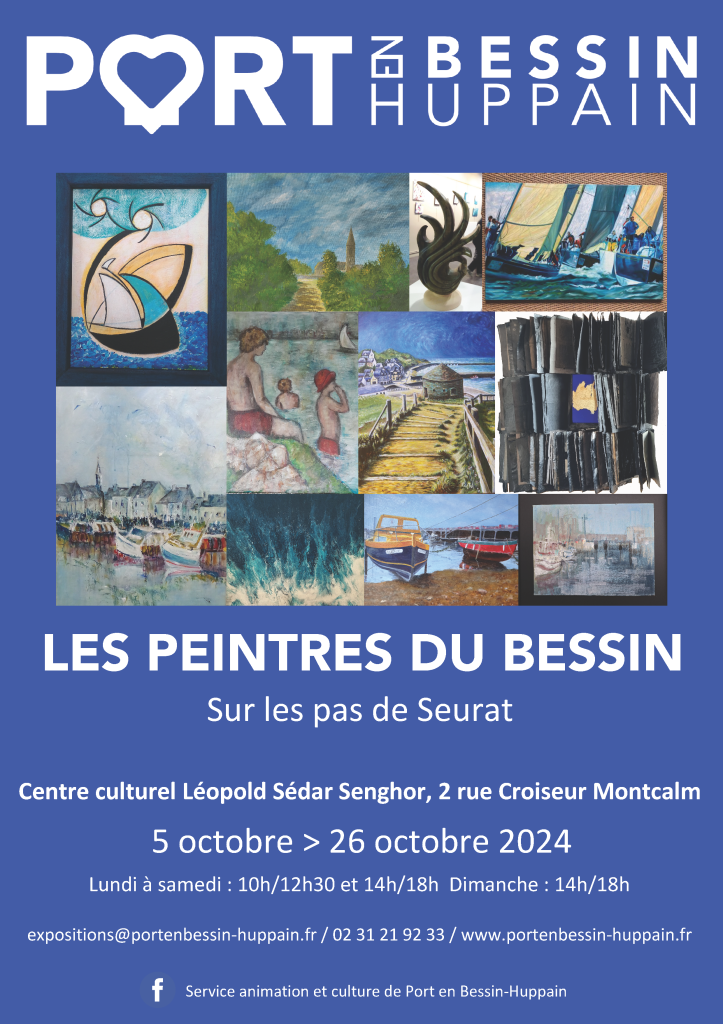 Affiche les peintres du bessin sur les pas de seurat